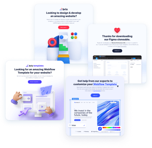 Preview of premium templates